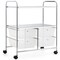 4-Drawer Utility Cart with Locking Wheels and Handles Mobile Storage Shelf for Kitchen and Bathroom Salon